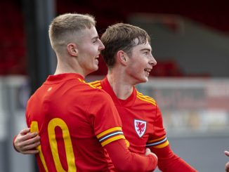 Wales U19's celebrate