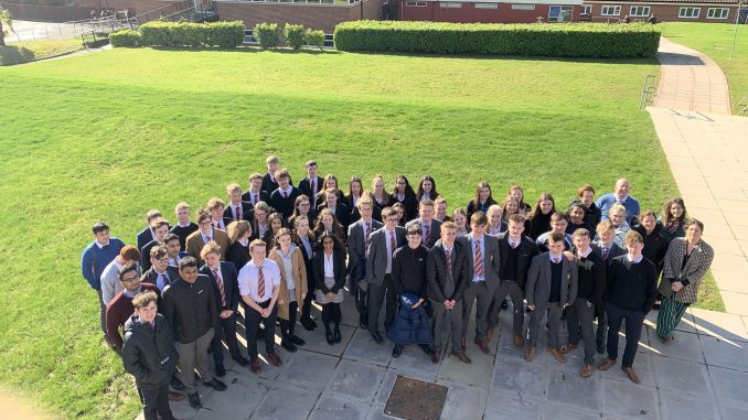 Rougemont School support St David's Hospice in the Newport Half Marathon